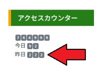 アクセスカウンター